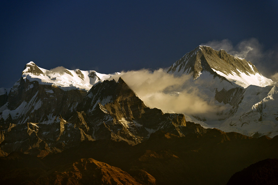 'Annapurna IV and II' (Dec 2009) - Sarangkot, Nepal