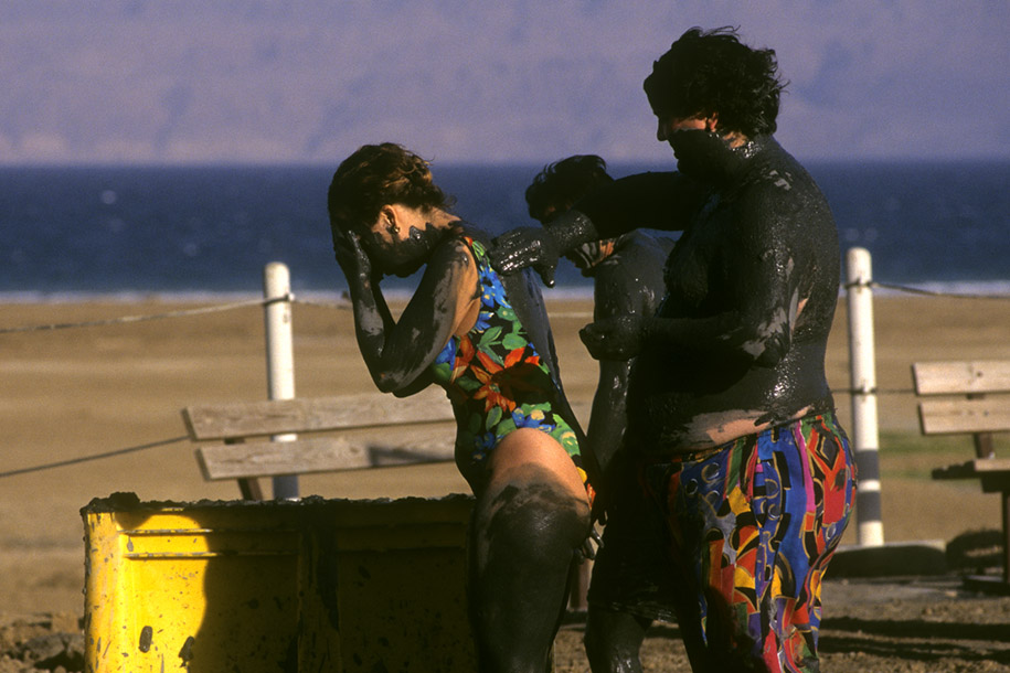 'Mud Bath' (Nov 1999) - Dead Sea, Israel