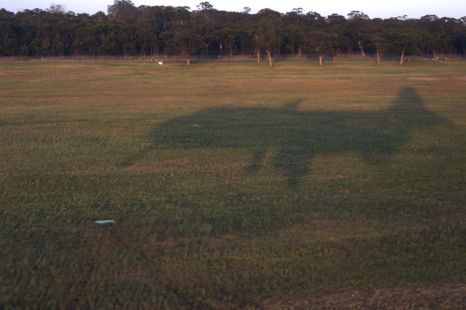 'Shadow of Landing Plane' (Dec 2007) - Melbourne, Australia