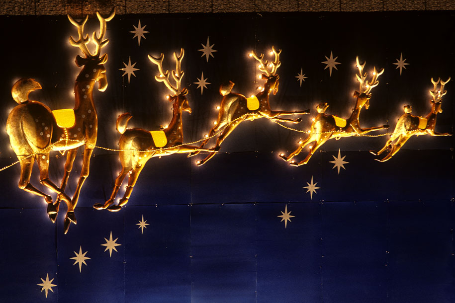 'Lighted Reindeers' (Dec 1985) - Orchard Road, Singapore