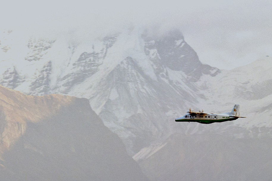 'Flight over Mountains' (Dec 2009) - Sarangkot, Nepal