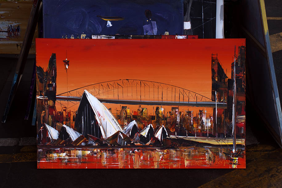'Painting' (Dec 2007) - Queen Victoria Market, Melbourne, Australia