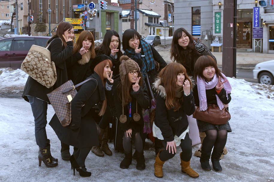'Posing On The Street' (Mar 2010) - Hokkaido, Japan