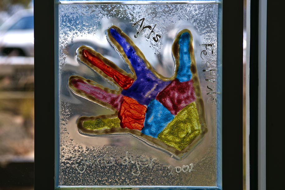 'Colourful Hand Imprint' (Dec 2007) - Torquay, Australia