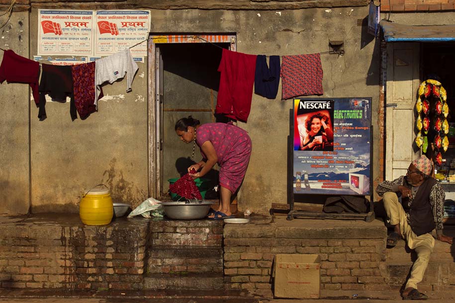 'Outdoor Laundry' (Dec 2009) - Kathmandu, Nepal