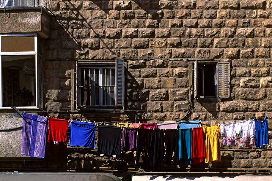 'Drying Laundry' (Oct 1992) - Jerusalem, Israel