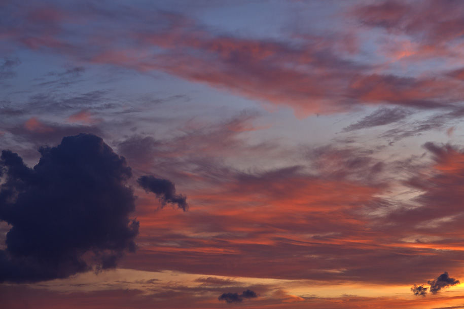 'Evening Sky with Dark Clouds' (Mar 2009) - Bukit Batok, Singapore
