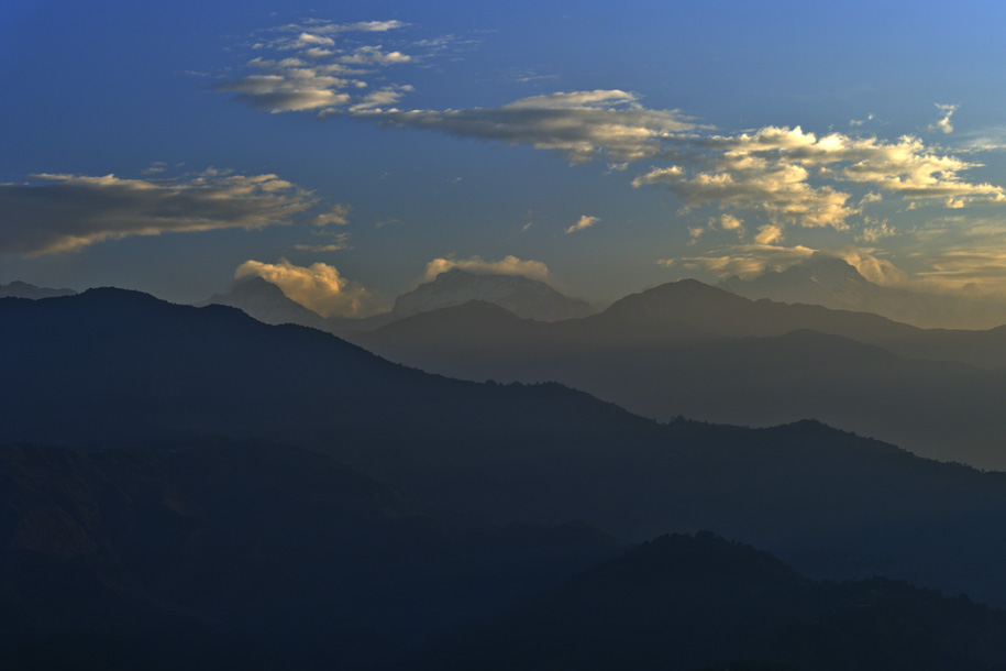 'Layered Mountains' (Dec 2009) - Sarangkot, Nepal
