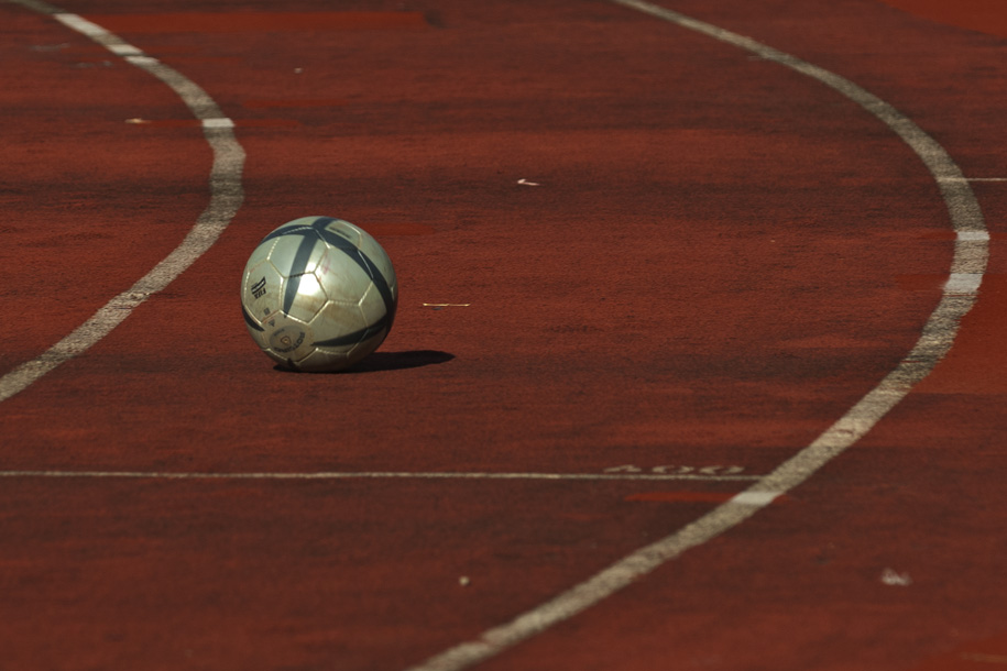 'Resting Ball' (May 2007) - Stadium Road, Singapore
