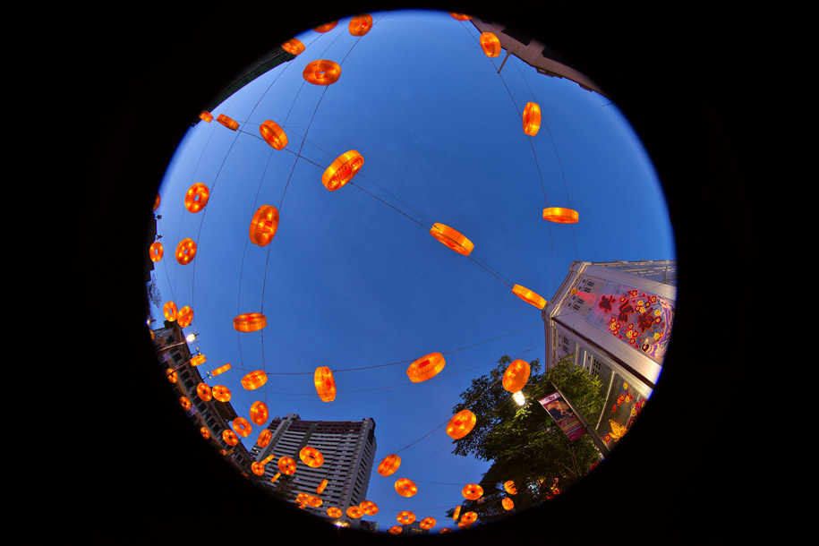 'Hanging Lights' (Jan 2014) - Eu Tong Sen Street, Singapore