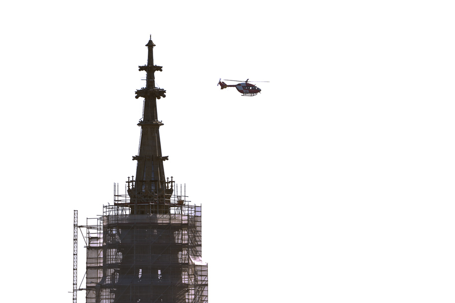 'Helicopter and Spire' (Jun 2014) - Bern, Switzerland