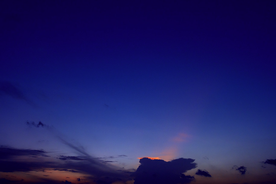 'Red Glow in the Evening' (Feb 2016) - Bukit Batok, Singapore