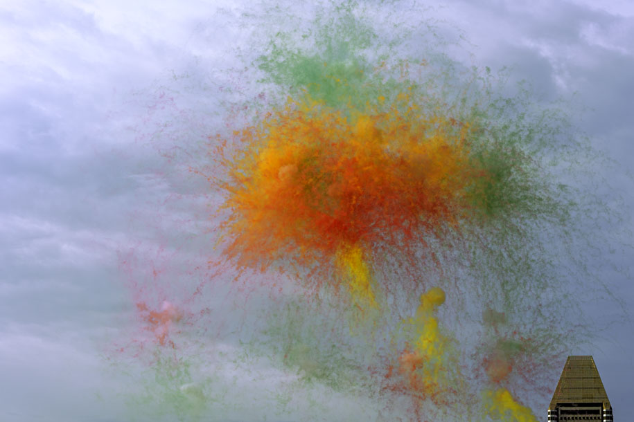 'Coloured Smoke' (Jul 2018) - Marina Boulevard, Singapore