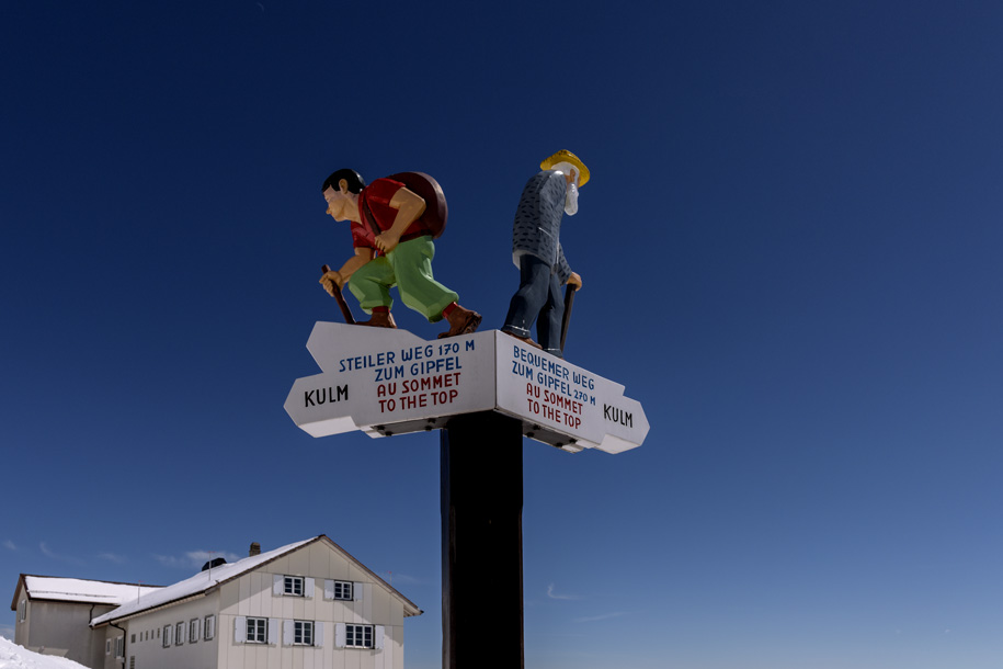 'Sign Board' (Apr 2017) - Rigi Kulm, Switzerland