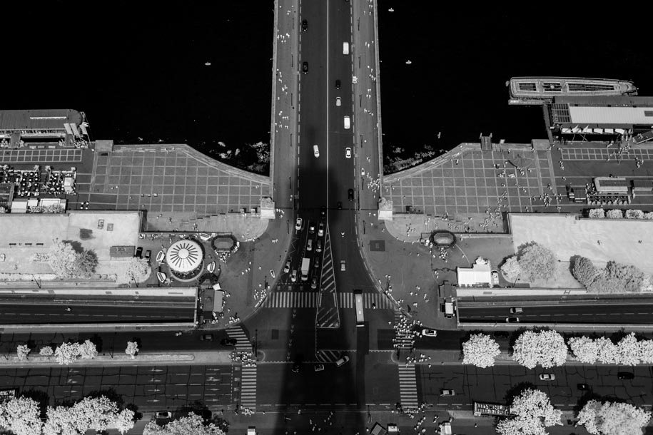 'Infrared Aerial View' (Jun 2014) - Paris, France