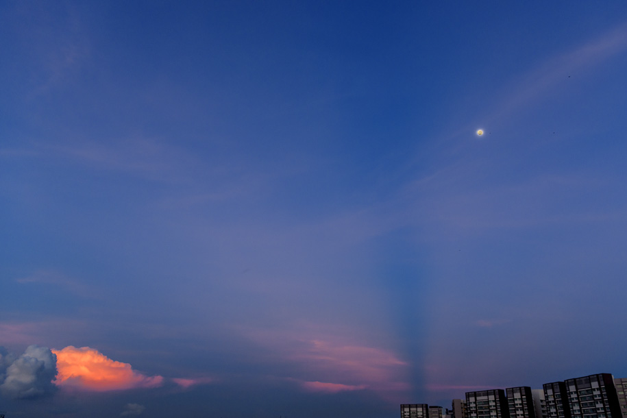 'Anticrepuscular Ray 12' (Oct 2019) - Bukit Batok, Singapore
