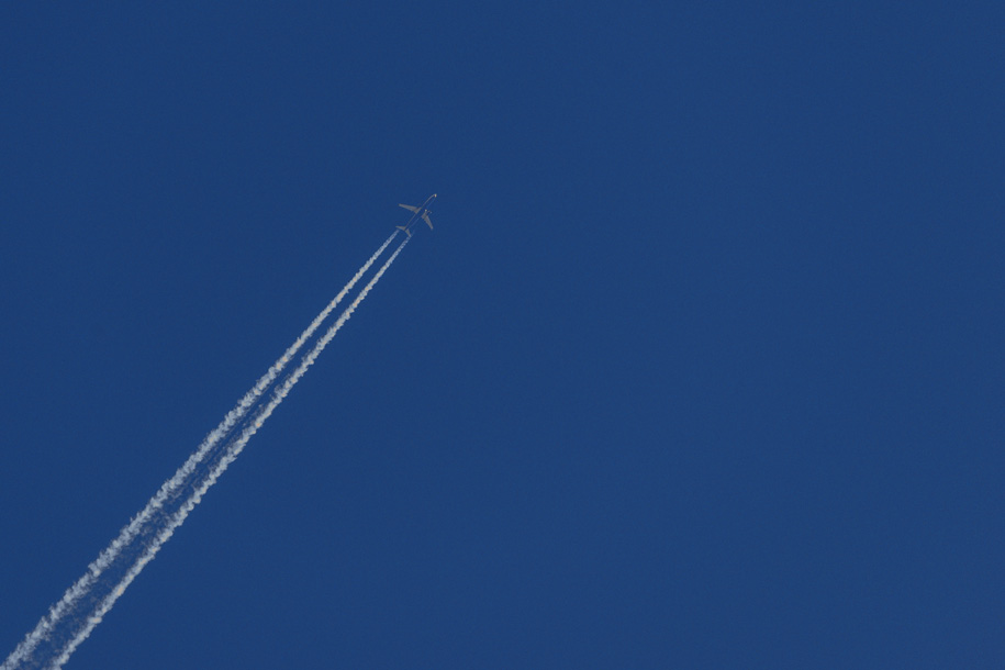 'Contrail in Zermatt' (Jun 2014) - Zermatt, Switzerland