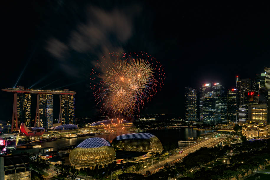 'Fireworks 36' (Jul 2022) - Stamford Road, Singapore