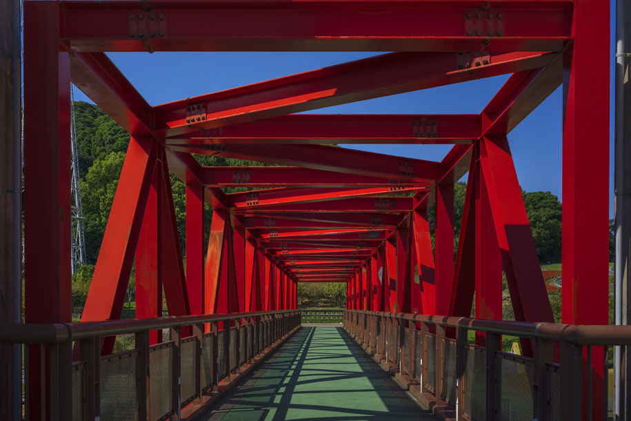 'Red Bridge' (Aug 2023) - Sante Park Tahara, Japan