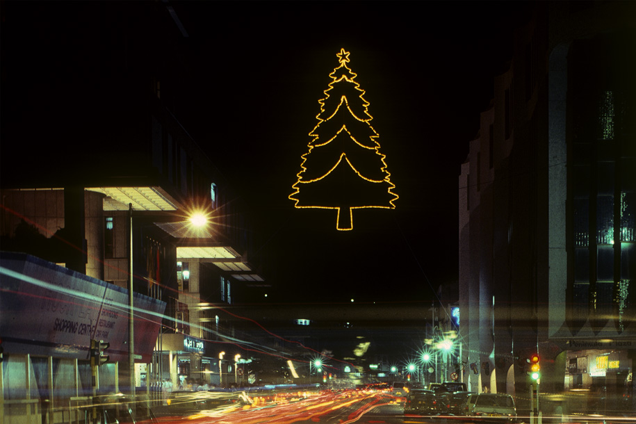 'Christmas Tree Light' (Dec 1981) - North Bridge Road, Singapore