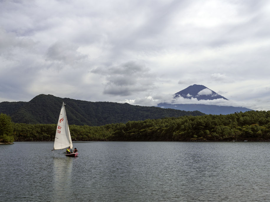 'Sailing in Lake Saiko' (Oct 2025) - Fujikawaguchiko, Japan