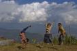 'Three Jumping Kids' (Dec 2009) - Pokhara, Nepal