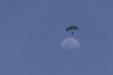 'Parachutist and Moon' (Jul 2018) - Marina Boulevard, Singapore